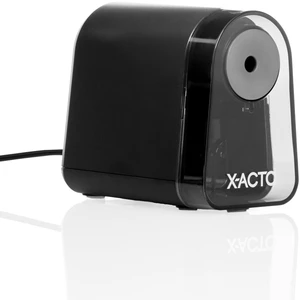 X-ACTO Mighty Mite Electric Pencil Sharpener with Pencil Saver, Black, 1 Count X-ACTO Mighty Mite Electric Pencil Sharpener with Pencil Saver, Black, 1 Count