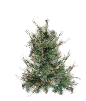 2' x 18" Country Mixed Pine Artificial Christmas Wall or Door Tree Unlit 2' x 18" Country Mixed Pine Artificial Christmas Wall or Door Tree Unlit