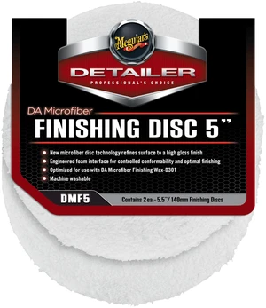 Meguiar's DMF5 5" DA Microfiber Finishing Disc, Pack of 2 - Microfiber Pad to Polish & Wax Meguiar's DMF5 5" DA Microfiber Finishing Disc, Pack of 2 - Microfiber Pad to Polish & Wax