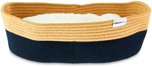 Vibrant Life Oval Woven Felt Rope Cat Bed with Catnip, 19", Multicolored Vibrant Life Oval Woven Felt Rope Cat Bed with Catnip, 19", Multicolored