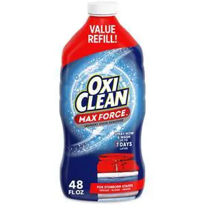 Max Force Laundry Stain Remover Spray Refill, 48 fl oz | Spray Now Wash Later, Baby & Kids Stain Remover, Food & Grease Stains, Enzymatic Stain Remover, Color-Safe, Bleach-Free Max Force Laundry Stain Remover Spray Refill, 48 fl oz | Spray Now Wash Later, Baby & Kids Stain Remover, Food & Grease Stains, Enzymatic Stain Remover, Color-Safe, Bleach-Free