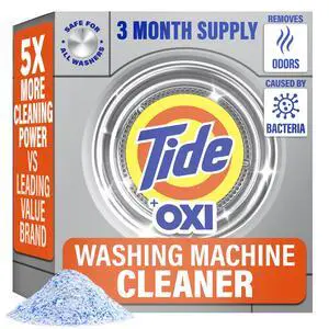 Washer Machine Cleaner with Oxi for Front and Top Loader Washer Machines, Deep Cleaning Odor Eliminator, 3 Month Supply Washer Machine Cleaner with Oxi for Front and Top Loader Washer Machines, Deep Cleaning Odor Eliminator, 3 Month Supply