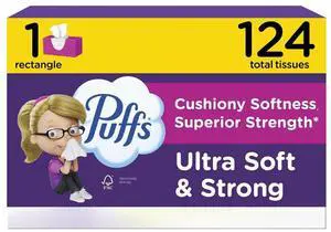 Facial Tissues Ultra Soft, 1 Rectangle Box, 124 Facial Tissues per Box, Allergies and Colds (Packaging May Vary) Facial Tissues Ultra Soft, 1 Rectangle Box, 124 Facial Tissues per Box, Allergies and Colds (Packaging May Vary)