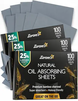 Oil Sheets for Face 3pk/300 Makeup Friendly High Absorbency | Mattifying Papers with Bamboo Charcoal - 25% Larger & Easy Dispensing - Perfect for Keeping in Purse - Gteat on the Go Oil Sheets for Face 3pk/300 Makeup Friendly High Absorbency | Mattifying Papers with Bamboo Charcoal - 25% Larger & Easy Dispensing - Perfect for Keeping in Purse - Gteat on the Go