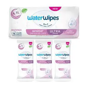 Sensitive Personal Care Ultra, Incontinence Wipes, Odor Removal, Heavy Duty XL Textured Wipes, Fragrance Free, 78 Count (3 Packs) Sensitive Personal Care Ultra, Incontinence Wipes, Odor Removal, Heavy Duty XL Textured Wipes, Fragrance Free, 78 Count (3 Packs)