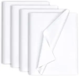130 Sheets 20"x14" White Tissue Paper for Gift Bags Christmas Weddings Birthday Arts Craft Party Decoration 130 Sheets 20"x14" White Tissue Paper for Gift Bags Christmas Weddings Birthday Arts Craft Party Decoration