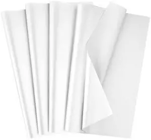 White Tissue Paper 80 Sheets, 14 x 20 Inch Gift Wrapping Bulk Tissue Paper for Gift Bags for Christmas DIY Arts Crafts Shredded Filler Birthday Graduation White Tissue Paper 80 Sheets, 14 x 20 Inch Gift Wrapping Bulk Tissue Paper for Gift Bags for Christmas DIY Arts Crafts Shredded Filler Birthday Graduation