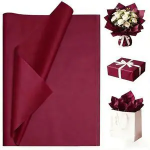 40 Sheets 20x20 Inch Burgundy Tissue Paper for Gift Bags Bulk Gift Wrapping Paper for Christmas, Weddings, Parties & Art Crafts (Burgundy) 40 Sheets 20x20 Inch Burgundy Tissue Paper for Gift Bags Bulk Gift Wrapping Paper for Christmas, Weddings, Parties & Art Crafts (Burgundy)
