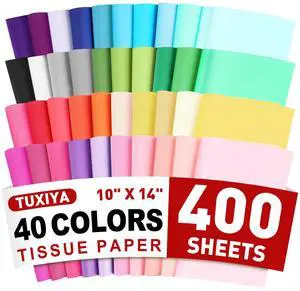 400 Sheets Tissue Paper,40-Color 14"X10" Tissue Paper for Gift Bags | Gift Tissue Paper Bulk for CraftsBirthday Party,Flower Decoration,Colored Tissue Paper for Packaging 400 Sheets Tissue Paper,40-Color 14"X10" Tissue Paper for Gift Bags | Gift Tissue Paper Bulk for CraftsBirthday Party,Flower Decoration,Colored Tissue Paper for Packaging