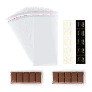 100 Pcs Knafeh Pistachio Chocolate Wrappers with 100 Pcs Thank You Stickers - 2.5 x 7.1 Inch Candy Packaging - Self Adhesive Small Plastic Wax Melt Snap Bar Bags 100 Pcs Knafeh Pistachio Chocolate Wrappers with 100 Pcs Thank You Stickers - 2.5 x 7.1 Inch Candy Packaging - Self Adhesive Small Plastic Wax Melt Snap Bar Bags