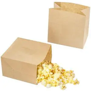 Small Brown Paper Bags for Snacks,50 Pack,Greaseproof Kraft Paper Bags,Recyclable,and Biodegradable,Mini Paper Wrappers For Popcorn,Cookies,Fries,Crafts,Gift Wrapping in Bulk (50Pack Brown) Small Brown Paper Bags for Snacks,50 Pack,Greaseproof Kraft Paper Bags,Recyclable,and Biodegradable,Mini Paper Wrappers For Popcorn,Cookies,Fries,Crafts,Gift Wrapping in Bulk (50Pack Brown)