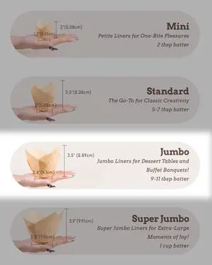 100pcs Extra Large Brown Tulip Cupcake Liners for Baking | Food Grade, Non Stick, Greaseproof, Nordic Paper,Jumbo Muffin Liners,Cupcake Wrapper for Party, Christmas 100pcs Extra Large Brown Tulip Cupcake Liners for Baking | Food Grade, Non Stick, Greaseproof, Nordic Paper,Jumbo Muffin Liners,Cupcake Wrapper for Party, Christmas