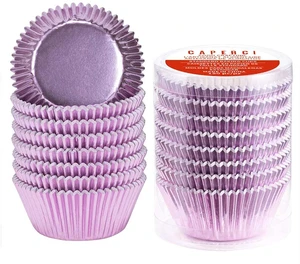 Purple Foil Cupcake Muffin Liners Standard Baking Cups 150pcs | Premium Sturdy, Greaseproof, Easy Release, Food-Grade Orchid Metallic Foil Cupcake Wrappers Perfect for Cupcakes & Muffins Purple Foil Cupcake Muffin Liners Standard Baking Cups 150pcs | Premium Sturdy, Greaseproof, Easy Release, Food-Grade Orchid Metallic Foil Cupcake Wrappers Perfect for Cupcakes & Muffins