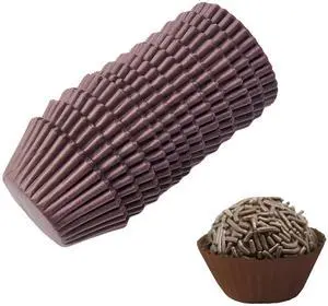 Forminha de Brigadeiro No. 4, 1 in Brown Paper Cups, 1000 Pack | Forminhas Para Brigadeiro, Small Paper Wrappers, For Chocolate Truffles, Candy, Baking And Party Desserts Forminha de Brigadeiro No. 4, 1 in Brown Paper Cups, 1000 Pack | Forminhas Para Brigadeiro, Small Paper Wrappers, For Chocolate Truffles, Candy, Baking And Party Desserts