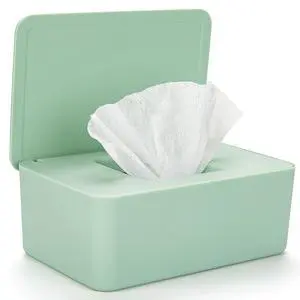 Baby Wipes Dispenser, Wipe Holder for Baby & Adult,Keeps Wet Tissue Fresh, Non-Slip Wipes Case, Flushable Wipe Container with Sealing Design Lid Baby Wipes Dispenser, Wipe Holder for Baby & Adult,Keeps Wet Tissue Fresh, Non-Slip Wipes Case, Flushable Wipe Container with Sealing Design Lid