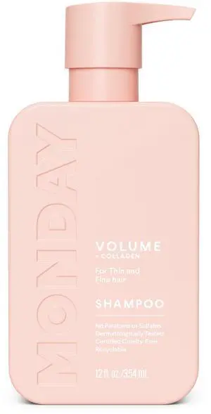 VOLUME Shampoo with Hydrolyzed Collagen & Macadamia Oil for Thin, Fine & Flat Hair 354 mL VOLUME Shampoo with Hydrolyzed Collagen & Macadamia Oil for Thin, Fine & Flat Hair 354 mL