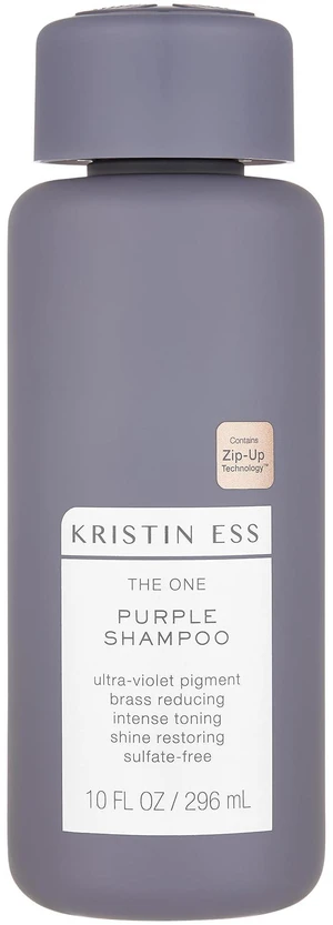 Hair The One Purple Shampoo for Toning Blonde Hair - Neutralizes Brass + Yellow Tones, Shine Restoring - Sulfate, Silicone and Paraben Free, Color + Keratin Safe, 10 fl. oz. Hair The One Purple Shampoo for Toning Blonde Hair - Neutralizes Brass + Yellow Tones, Shine Restoring - Sulfate, Silicone and Paraben Free, Color + Keratin Safe, 10 fl. oz.