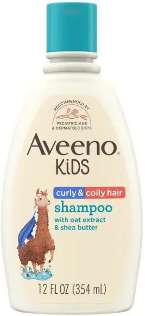 Kids Curly & Coily Hair Shampoo, 12 fl. oz | Hydrating Shampoo for Type 3 & 4 Hair, For Sensitive Scalps, Oat Extract & Shea Butter, No Added Parabens Kids Curly & Coily Hair Shampoo, 12 fl. oz | Hydrating Shampoo for Type 3 & 4 Hair, For Sensitive Scalps, Oat Extract & Shea Butter, No Added Parabens