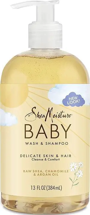 Baby Wash & Shampoo for All Skin Types Raw Shea, Chamomile & Argan Oil Baby Wash and Shampoo with Frankincense & Myrrh to Help Cleanse 13 oz, Gold, Packaging may vary Baby Wash & Shampoo for All Skin Types Raw Shea, Chamomile & Argan Oil Baby Wash and Shampoo with Frankincense & Myrrh to Help Cleanse 13 oz, Gold, Packaging may vary