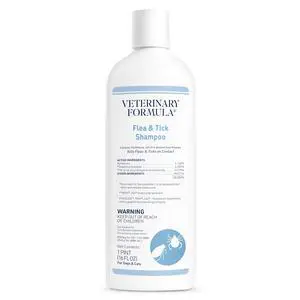 Flea and Tick Shampoo for Dogs and Cats, 16 oz | Pyrethrum formula kills on contact while cleansing and exfoliating the coat Flea and Tick Shampoo for Dogs and Cats, 16 oz | Pyrethrum formula kills on contact while cleansing and exfoliating the coat