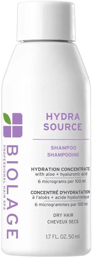 Hydra Source Shampoo For Dry Hair, 1.7 fl oz | Aloe vera, hyaluronic acid, vegan, paraben-free, softens, moisturizes, adds shine Hydra Source Shampoo For Dry Hair, 1.7 fl oz | Aloe vera, hyaluronic acid, vegan, paraben-free, softens, moisturizes, adds shine