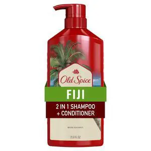 2-in-1 Shampoo and Conditioner, Fiji, Coconut & Tropical Wood Scent, For All Hair Types, Healthier, Fuller, Moisturized Looking Hair, 21.9 fl oz 2-in-1 Shampoo and Conditioner, Fiji, Coconut & Tropical Wood Scent, For All Hair Types, Healthier, Fuller, Moisturized Looking Hair, 21.9 fl oz