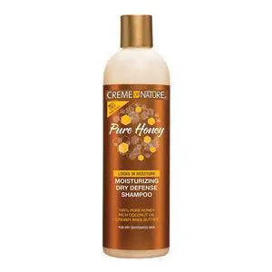 Pure Honey Moisturizing Dry Defense Shampoo, Gently Cleanses & Restores Moisture, With Coconut Oil & Shea Butter, For Dry, Dehydrated or Brittle Hair, 12 oz Pure Honey Moisturizing Dry Defense Shampoo, Gently Cleanses & Restores Moisture, With Coconut Oil & Shea Butter, For Dry, Dehydrated or Brittle Hair, 12 oz