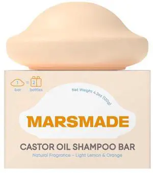 Castor Oil Shampoo Bar Hydrating & Moisturizing Natural Hair Soap for Bathing, Hair Growth & Scalp Nourishment, Solid Shampoo for All Hair Types (120g, 4.23 oz) Castor Oil Shampoo Bar Hydrating & Moisturizing Natural Hair Soap for Bathing, Hair Growth & Scalp Nourishment, Solid Shampoo for All Hair Types (120g, 4.23 oz)