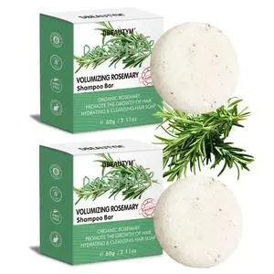 2 Pack Rosemary Shampoo Bar for Hair Growth,Deep Cleansing for Scalp Hair Loss Shampoo Soap,Organic Hair Oil Control,Solid Shampoo Bar,Refreshing and Hydrating Soap for Stocking Stuffers Women Gifts 2 Pack Rosemary Shampoo Bar for Hair Growth,Deep Cleansing for Scalp Hair Loss Shampoo Soap,Organic Hair Oil Control,Solid Shampoo Bar,Refreshing and Hydrating Soap for Stocking Stuffers Women Gifts