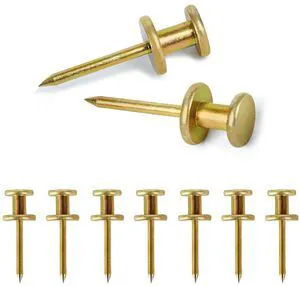 Double Headed Picture Hangers, Thumb Tacks, Picture Nails, 50pcs | Picture Hanging Nails,Wall Hangers, Wall Nails for Hanging, Professional Plaster Picture Hooks for Wooden Wall or Drywall Double Headed Picture Hangers, Thumb Tacks, Picture Nails, 50pcs | Picture Hanging Nails,Wall Hangers, Wall Nails for Hanging, Professional Plaster Picture Hooks for Wooden Wall or Drywall