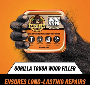 All Purpose Wood Filler, Natural Finish, 16 Ounce Tub (Pack of 2) - Water Resistant for Indoor or Outdoor Projects and Repairs All Purpose Wood Filler, Natural Finish, 16 Ounce Tub (Pack of 2) - Water Resistant for Indoor or Outdoor Projects and Repairs