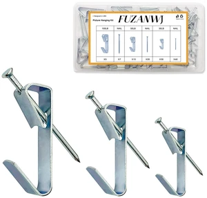 117Pcs Picture Hangers, 3 Size Picture Hooks Including 30/50/100lbs, Picture Hanging Kit, Professional Plaster Picture Hanging Kit for Wooden Wall or Drywall(50 Hangers+ 67 Nails) 117Pcs Picture Hangers, 3 Size Picture Hooks Including 30/50/100lbs, Picture Hanging Kit, Professional Plaster Picture Hanging Kit for Wooden Wall or Drywall(50 Hangers+ 67 Nails)