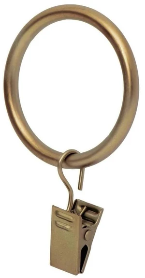 Drapery Curtain Clip Rings - Clips Ring for Panels 1.7", Set of 14 Warm Gold Drapery Curtain Clip Rings - Clips Ring for Panels 1.7", Set of 14 Warm Gold