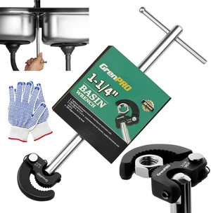 11" Adjustable Basin Wrench Sink Faucet Wrench Tap Plumbers Tools | Jaw Capacity of 3/8" to 1-1/4" Nut, Spanner Plumbing Wrench Sink Faucet Wrench Tight Spaces for Under Sink, Drain Wrench Tool 11" Adjustable Basin Wrench Sink Faucet Wrench Tap Plumbers Tools | Jaw Capacity of 3/8" to 1-1/4" Nut, Spanner Plumbing Wrench Sink Faucet Wrench Tight Spaces for Under Sink, Drain Wrench Tool