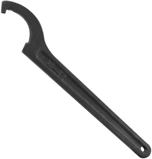 C Hook Spanner Wrench, Black, for 38-42mm Round Nut | Adjustment Hook Wrench Tool Carbon Steel Spanner Collet Chuck C Hook Spanner Wrench, Black, for 38-42mm Round Nut | Adjustment Hook Wrench Tool Carbon Steel Spanner Collet Chuck