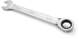 9/16 Inch Ratchet Wrench, 4° Swing, Chrome Vanadium, SAE 9/16 Inch Ratchet Wrench, 4° Swing, Chrome Vanadium, SAE