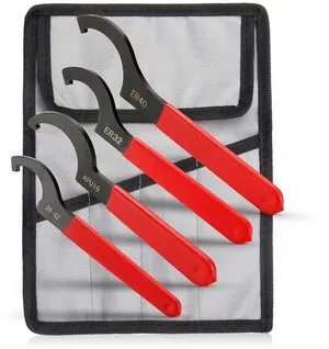 4Pcs Coilover Spanner Wrench Set, Professional Sturdy Universal Adjustment Wrench, Carbon Steel, Rubber 4Pcs Coilover Spanner Wrench Set, Professional Sturdy Universal Adjustment Wrench, Carbon Steel, Rubber