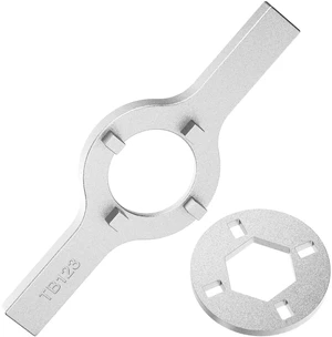 TB123A Washer Wrench, 1-11/16 Inch Spanner Tool | Compatible with Whirlpool, Maytag, GE and Kenmore Washer Tub Nut Removal TB123A Washer Wrench, 1-11/16 Inch Spanner Tool | Compatible with Whirlpool, Maytag, GE and Kenmore Washer Tub Nut Removal
