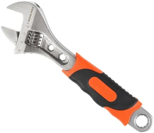 Pro 8" Adjustable Wrench - Carbon Steel Adjusting Design - Crescent Pro Grip for Greater Leverage - Adjustable Width - Spanner Handle Pro 8" Adjustable Wrench - Carbon Steel Adjusting Design - Crescent Pro Grip for Greater Leverage - Adjustable Width - Spanner Handle