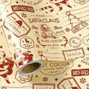 CozyNestFinds Vintage Christmas Wrapping Paper Roll, Vintage Newspaper Style Santa Claus, Hot Cocoa Nostalgic Design Cream Red Retro Holiday Party Gift Wrap, DIY Crafts, Mini Roll 17in x 16.4 Ft CozyNestFinds Vintage Christmas Wrapping Paper Roll, Vintage Newspaper Style Santa Claus, Hot Cocoa Nostalgic Design Cream Red Retro Holiday Party Gift Wrap, DIY Crafts, Mini Roll 17in x 16.4 Ft
