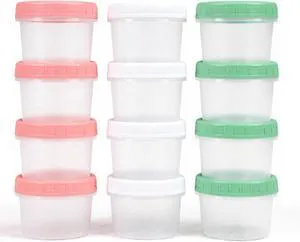 Food Storage Containers - 12 Pack 5.4 oz Freezer Storage Containers with Twist Top Lids, Leakproof, BPA Free, Microwave & Dishwasher Safe Takeout Container - Ideal for Soup and More Food Storage Containers - 12 Pack 5.4 oz Freezer Storage Containers with Twist Top Lids, Leakproof, BPA Free, Microwave & Dishwasher Safe Takeout Container - Ideal for Soup and More