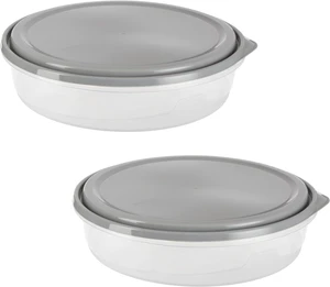 CozyNest EveryWare Extra Large 12 inch Round Container 2 pack, BPA Free CozyNest EveryWare Extra Large 12 inch Round Container 2 pack, BPA Free