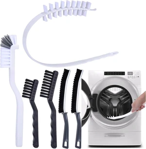 CozyNestFinds Washing Machine Cleaning Brush Set, Front Load Washer Machine Cleaner Accessories with 1PCS Drum Slot Cleaner Brushes and 5PCS Crevice Cleaning Brush for Washer Rubber Seal CozyNestFinds Washing Machine Cleaning Brush Set, Front Load Washer Machine Cleaner Accessories with 1PCS Drum Slot Cleaner Brushes and 5PCS Crevice Cleaning Brush for Washer Rubber Seal