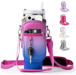 CozyNestFinds Water Bottle Carrier Bag for Stanley Cup 40/30oz with Phone Holder Pockets,Neoprene Water Bottle Cross-body Bag with Adjustable Shoulder & Hand Strap Stanley Cup Accessories CozyNestFinds Water Bottle Carrier Bag for Stanley Cup 40/30oz with Phone Holder Pockets,Neoprene Water Bottle Cross-body Bag with Adjustable Shoulder & Hand Strap Stanley Cup Accessories