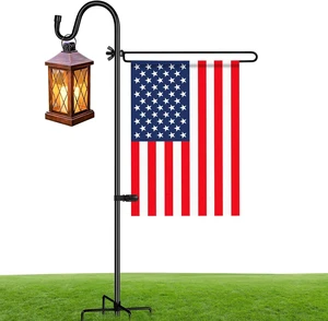 CozyNestFinds Garden Flag Holder with Shepherds Hook,Double Hoop Design Garden Flag Stand with 5 Prong Base,Yard Flags Holder with Clip (No Flags) for Outside House,Yard Decorations Outdoor CozyNestFinds Garden Flag Holder with Shepherds Hook,Double Hoop Design Garden Flag Stand with 5 Prong Base,Yard Flags Holder with Clip (No Flags) for Outside House,Yard Decorations Outdoor