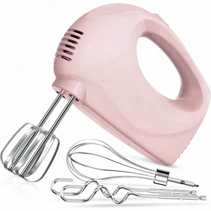 Handmixer Electric Handheld 5 Speed Portable Kitchen Mixer Electric with 5 Stainless Steel Accessories Whisk Food Beater for Whipping Mixing Cookies Handmixer Electric Handheld 5 Speed Portable Kitchen Mixer Electric with 5 Stainless Steel Accessories Whisk Food Beater for Whipping Mixing Cookies
