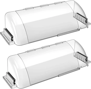 CNF 9-15.5 Inch Adjustable Air Vent Deflectors, 2 Pack Clear Magnetic Air & Heat Deflector for Sidewall, Ceiling Registers and Vents CNF 9-15.5 Inch Adjustable Air Vent Deflectors, 2 Pack Clear Magnetic Air & Heat Deflector for Sidewall, Ceiling Registers and Vents