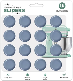 Small Appliance Sliders for Kitchen Countertops,16PCS Self-Adhesive PTFE Appliance Sliding Pads,Heavy Duty Appliance Movers for KitchenAid Mixer, Air Fryer,Coffee Maker, Blender&Countertop Gadgets Small Appliance Sliders for Kitchen Countertops,16PCS Self-Adhesive PTFE Appliance Sliding Pads,Heavy Duty Appliance Movers for KitchenAid Mixer, Air Fryer,Coffee Maker, Blender&Countertop Gadgets