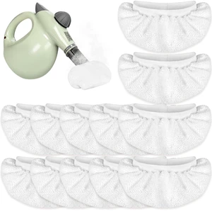 12 Pack Microfiber Cloth Fit for Handheld Steam Shot | High Density Microfiber | Compatible with Handheld Steamer Window Clean Tool | For Bissell, WSRYYCC, Phueut, etc. 12 Pack Microfiber Cloth Fit for Handheld Steam Shot | High Density Microfiber | Compatible with Handheld Steamer Window Clean Tool | For Bissell, WSRYYCC, Phueut, etc.