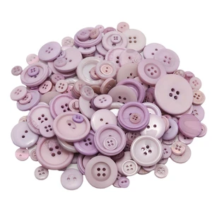 About 300 Pcs Light Purple Resion Buttons for Crafts, 4 Holes Assorted Sizes Resin Buttons, for Crafting, Arts, DIY, Decoration, Sewing (Lingt Purple) About 300 Pcs Light Purple Resion Buttons for Crafts, 4 Holes Assorted Sizes Resin Buttons, for Crafting, Arts, DIY, Decoration, Sewing (Lingt Purple)